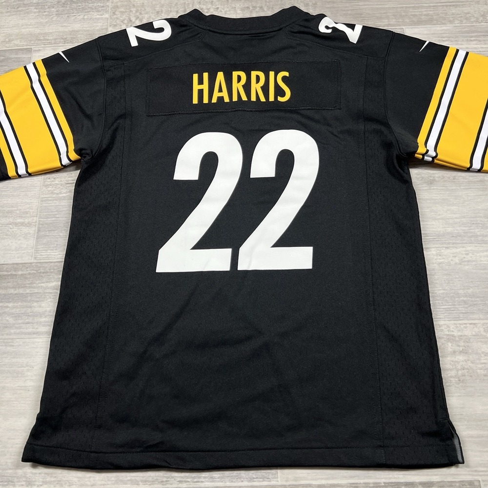 Nike‎ Najee Harris #22 Pittsburgh Steelers Yth Lrg (14/16) On Field Black Jersey